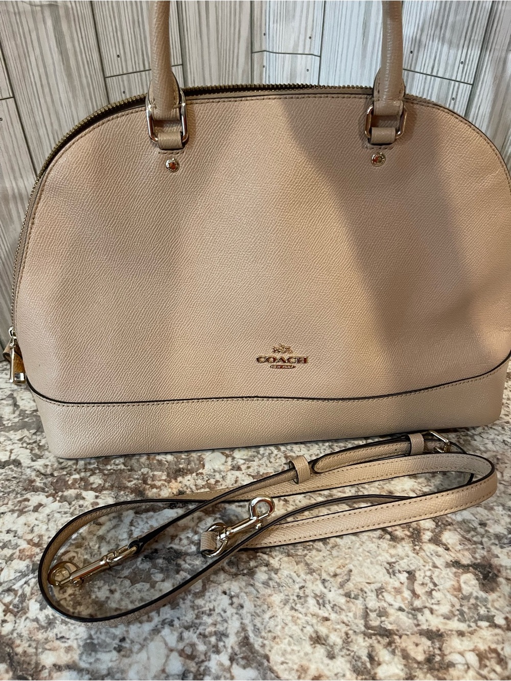 Coach 57524 Crossgrain Sierra Leather Satchel
